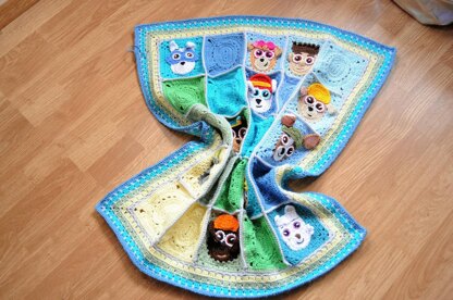 Paw patrol puppy blanket