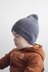 Toddler high top beanie - double brim hat + VIDEO