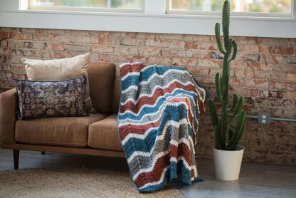 Chevron Puff Blanket