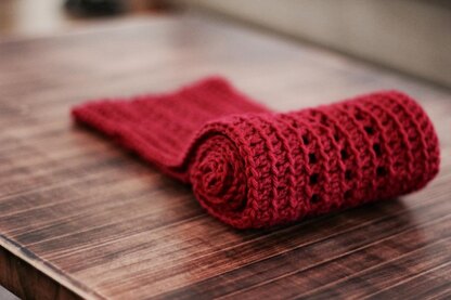 Riding the Rails Ribbed Infinity Scarf