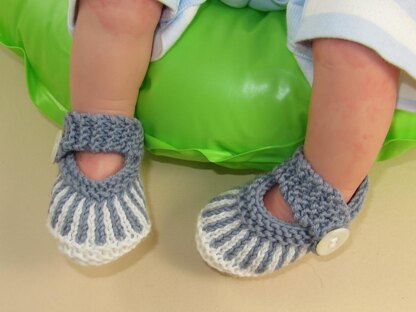 Baby Vertical Stripe Sandals