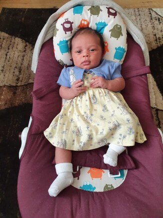 Rico baby hair bands and slippers #7