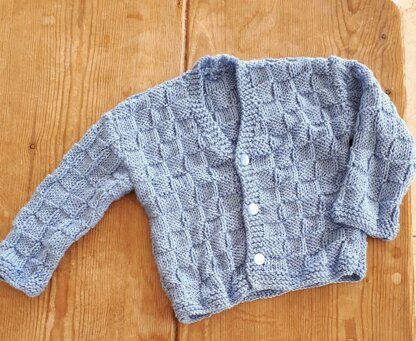 Baby Boy Chequered Cardigan