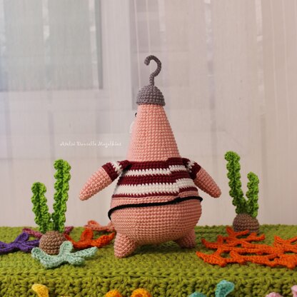 Plunderin’ Star Amigurumi Pattern – Chibi Pirate Star Plush | Cute Crochet PDF Pattern