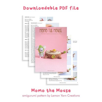 Momo the Mouse Crochet Pattern