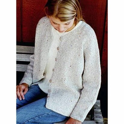 Knitting Pure & Simple 994 V-neck Neck Down Cardigan