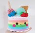 Rainbow Candy Cake