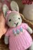 Knitting pattern Bunny in dress