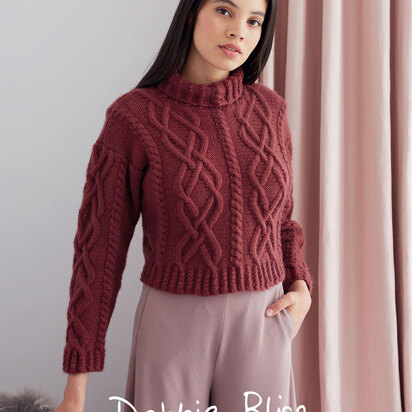 "Sorrell Jumper" - Jumper Knitting Pattern For Women in Debbie Bliss Iris