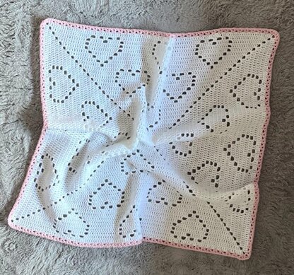 Bambino Hearts Baby Blanket