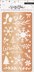 American Crafts Snowflake Metal Stencil - Copper