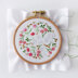 Tamar Christmas Flowers Embroidery Kit - 4in