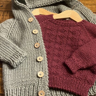 "Berry Stripes" Mini - Sweater