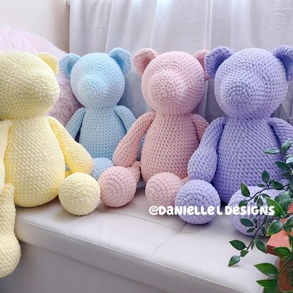 Faceless Teddy bear plush