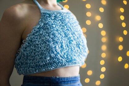 Hug Me Halter Summer Top PDF Crochet Pattern