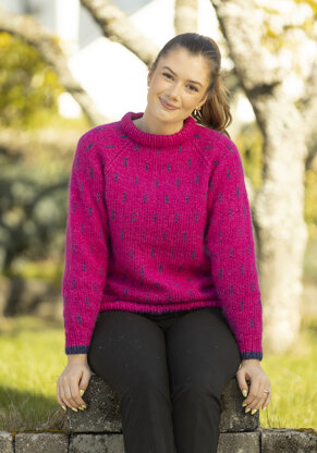 Samhald Sweater in Viking Of Norway - UK-2316-42 - Downloadable PDF