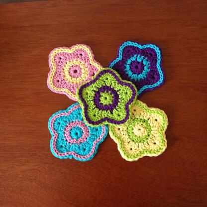 Five Petal Flower Coaster / Applique