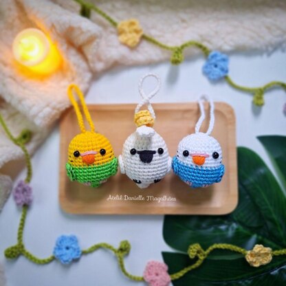 Cute Cockatiel amigurumi pattern