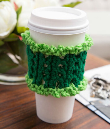 Go Green Cozy in Red Heart Super Saver Economy Solids - LW4683 - Downloadable PDF