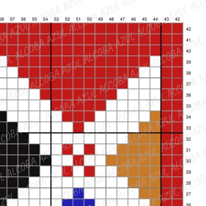 Seville Mosaic Tiles Square Pillow Mini C2C Crochet Pattern PDF
