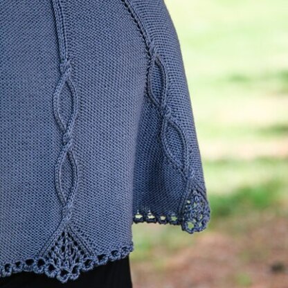 547 Chandelier Shawl - Knitting Pattern for Women in Valley Yarns Colrain 