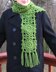 Greensleeves Crocheted Scarf