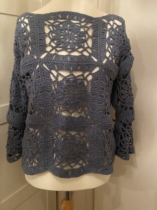 The cornflower sweater