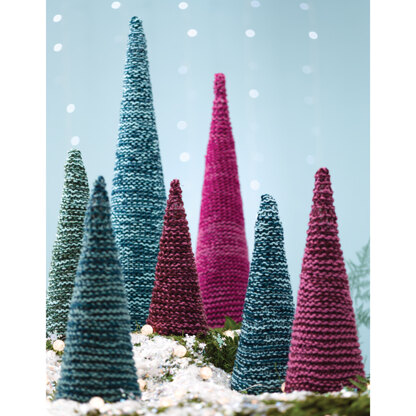 Holiday Trees Decorations in Valley Yarns Northampton - 970 - Downloadable PDF