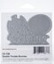 CottageCutz Dies - Double Trouble Bunnies 3"X2.8"