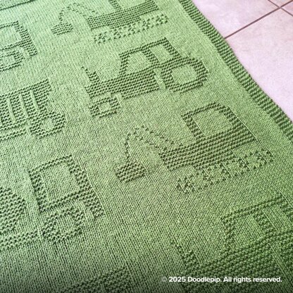 Truck Digger Blanket