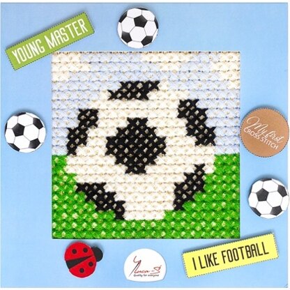 Luca-S My First Cross Stitch Kit - Football - BX08