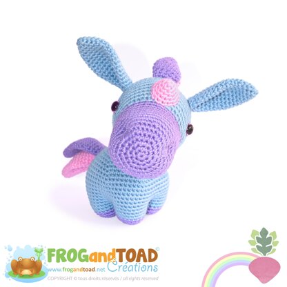 PROSPER - Unicorn / Licorne - Amigurumi Crochet - FROGandTOAD Créations