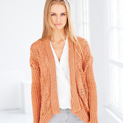 Cardigans in Rico Essentials Cotton DK Glitz - 438