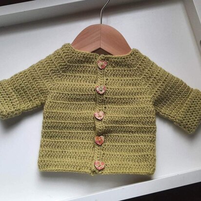 The Olivia Simple Baby Cardigan