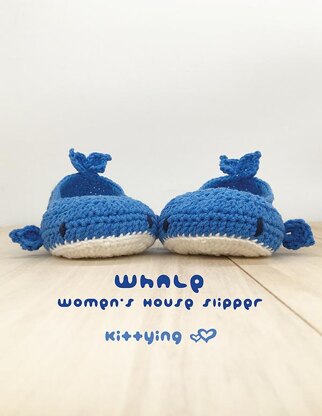 Whale Women's House Slipper