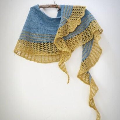 Ginkgo Shawl - knitting pattern