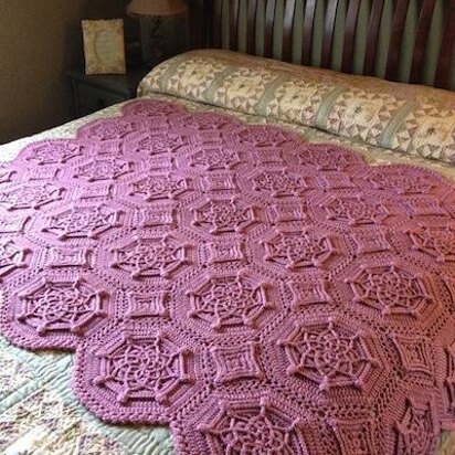 Bordeaux Matelassé Afghan