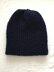 Dark Blue Ribbed Men's Hat