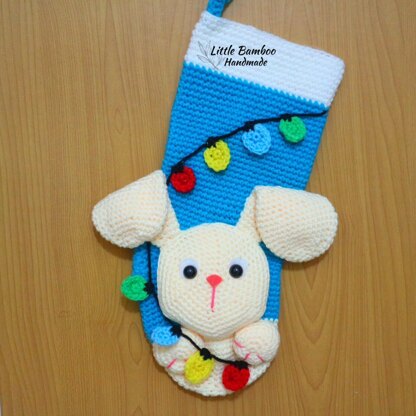 Bunny Christmas Stocking