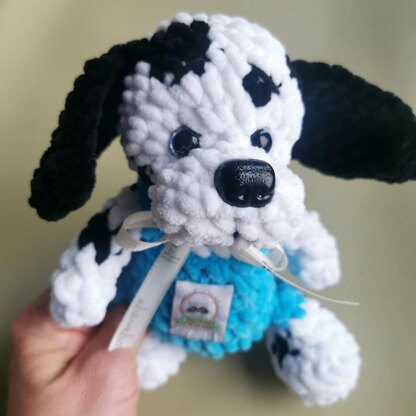 Charlie, the Dalmatian in Overalls