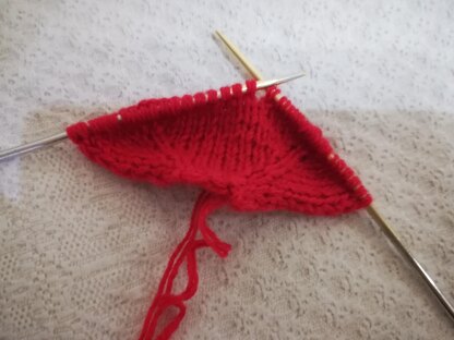 Knitting pattern heart valentine