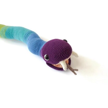 Septimus the Rainbow Snake Amigurumi