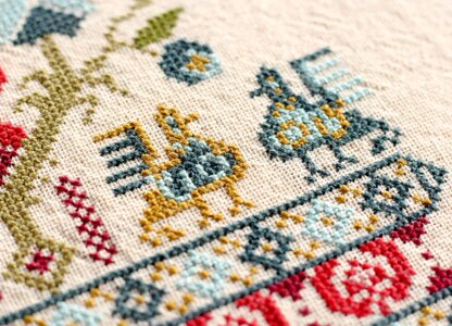 Avlea Folk Embroidery Pella Pouli - Downloadable PDF