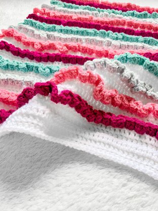 Ruffle Baby Blanket