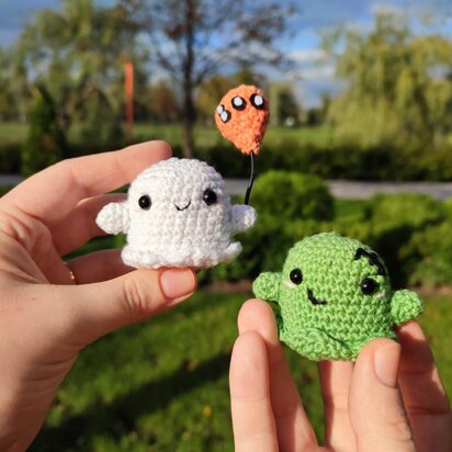 2 in 1 Ghost Free Amigurumi Pattern