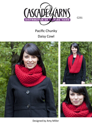 Daisy Cowl in Cascade Pacific Chunky - C231