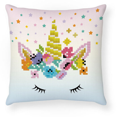 Diamond Dotz Mini Pillow - Flower Crown Diamond Painting Kit