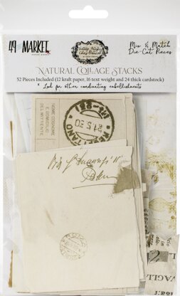 49 and Market Vintage Artistry Natural Collage Stack - 621871