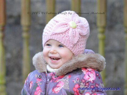 Cherry Flower Hat