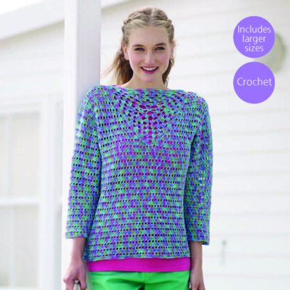 Top in Sirdar Cotton Prints DK - 7944 - Downloadable PDF